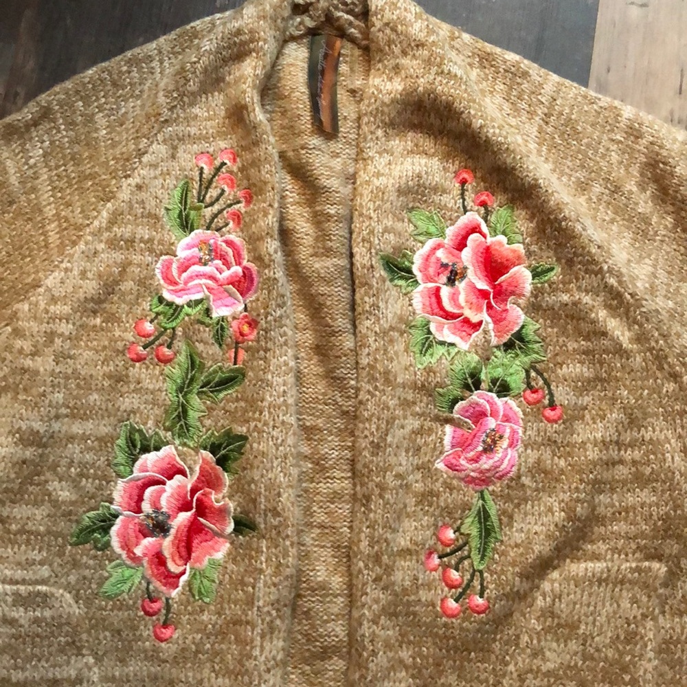 Aratta embroidered front cardigan